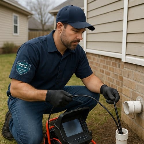 Sewer line camera inspection Long Beach