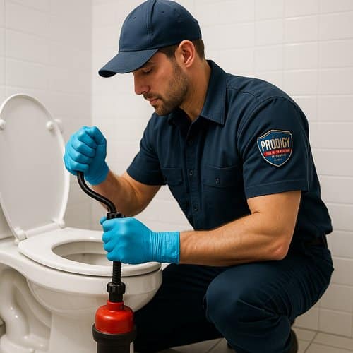 Toilet clog repair service Long Beach