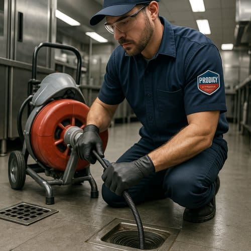 High speed cable descaling drain service