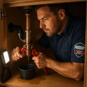 Pipe leak repair Long Beach plumber