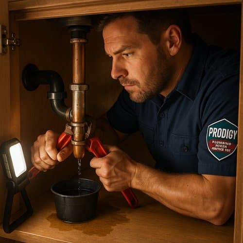 Pipe leak repair Long Beach plumber
