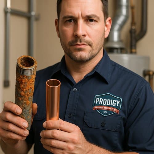 Galvanized pipe replacement San Pedro