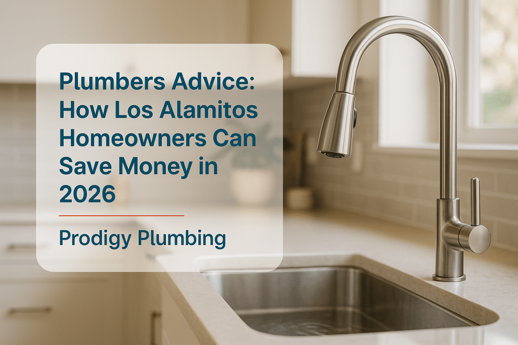 Modern kitchen faucet and sink setup showing plumbers advice in a clean home by Prodigy Plumbing.